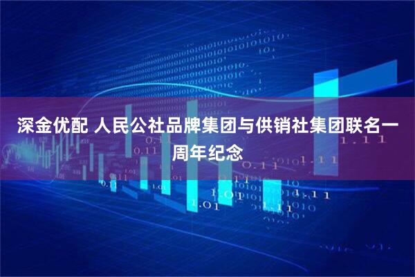 深金优配 人民公社品牌集团与供销社集团联名一周年纪念